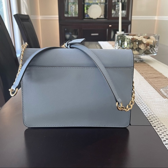 Baby Blue Michael Kors Bag w/strap - Picture 5 of 11